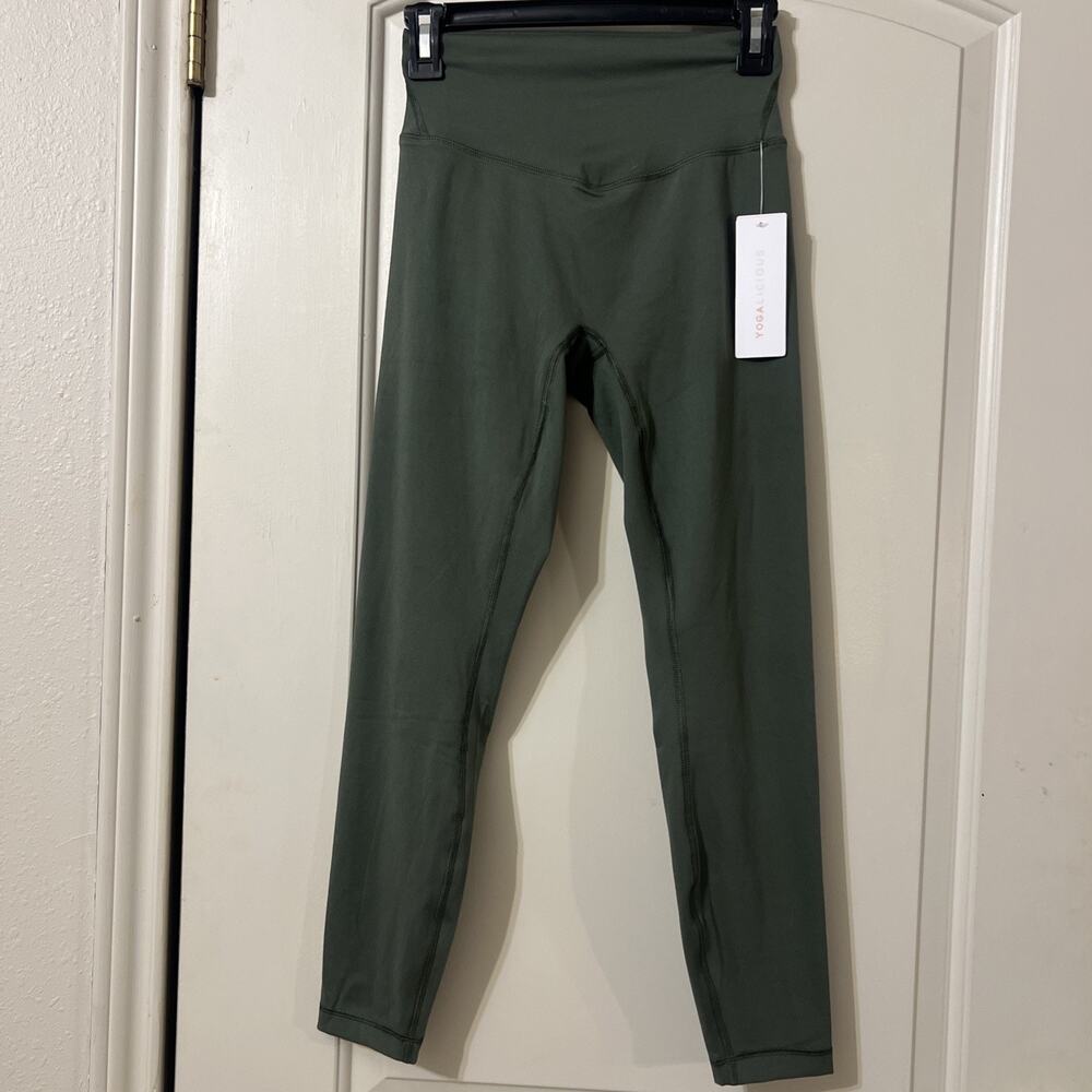 Womens S Yogalicious Green Leggings Activewear Stretch